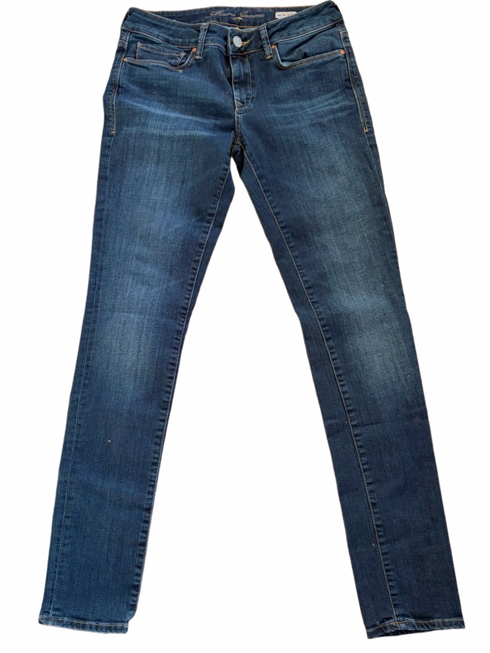 Mavi Alexa Mid Rise Skinny Jeans Dark Wash Stretch W27 NWOT